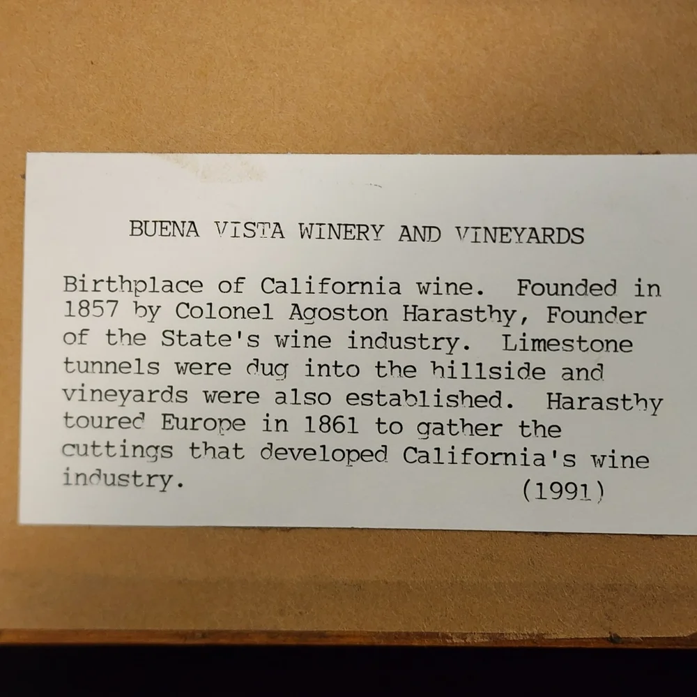 Buena Vista Vinery Art